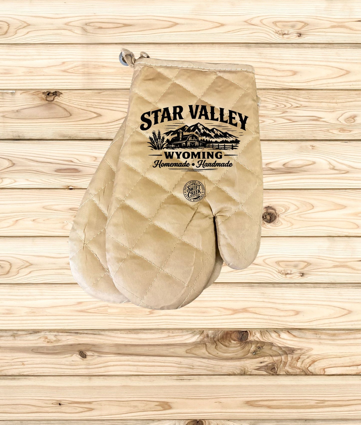 Swift Creek Trading - HomeGoods - Custom Printed Oven Mitts - SCT-HG-MITT-