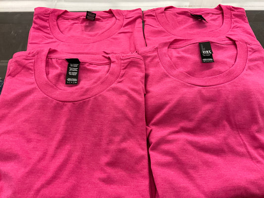 DISTRICT-PERFECT TRI SS TEE- DM130, FUCHSIA FROST