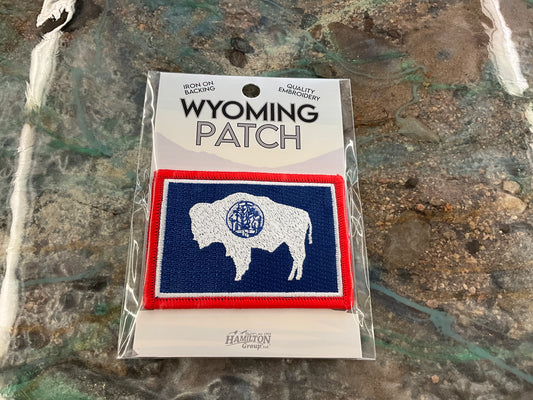 HAMILTON-SOUVENIR PATCH-WYOMING FLAG-81599