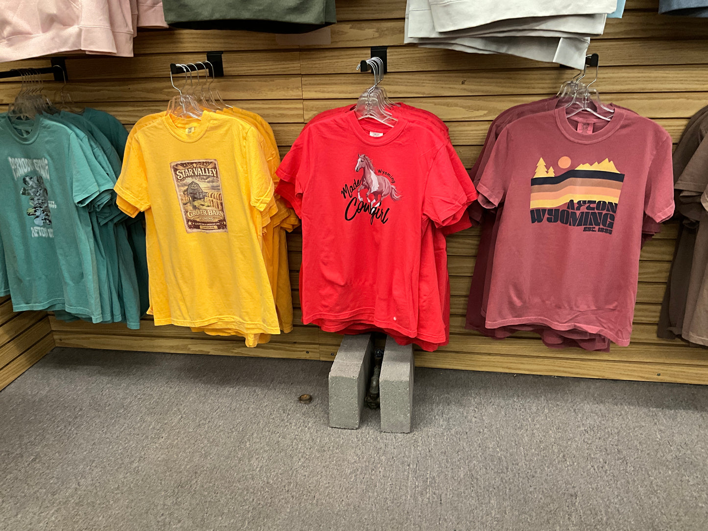 Comfort Colors SwiftWear Wyoming Graphic T-Shirts-1717WY
