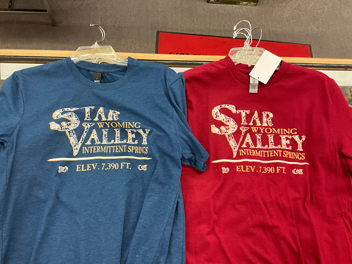 SWIFTWEAR T-SHIRT: STAR VALLEY WYOMING INTERMITTENT SPRINGS PRINT 10211