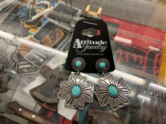 MONTANA SILVER EARRINGS-AER5425