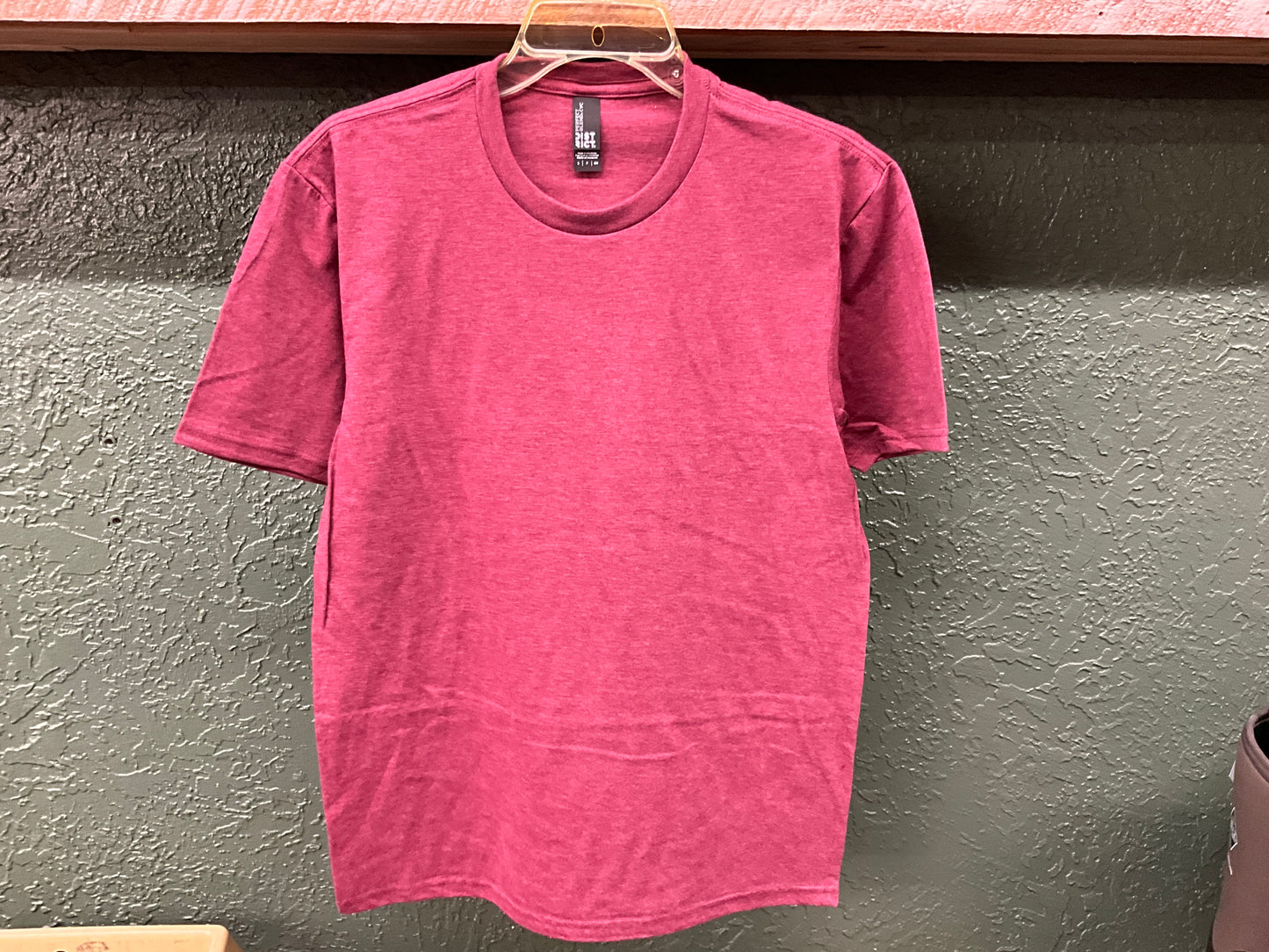 SWIFTWEAR - PERFECT BLEND CVC SS TEE- DM108, HTR RED