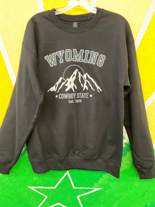 SWIFTWEAR WYOMING COWBOY STATE CREWNECK- SW-WYCOWBOYST-FLEECE