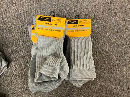 CARHARTT-COTTON BLEND CREW SOCKS- SC6203
