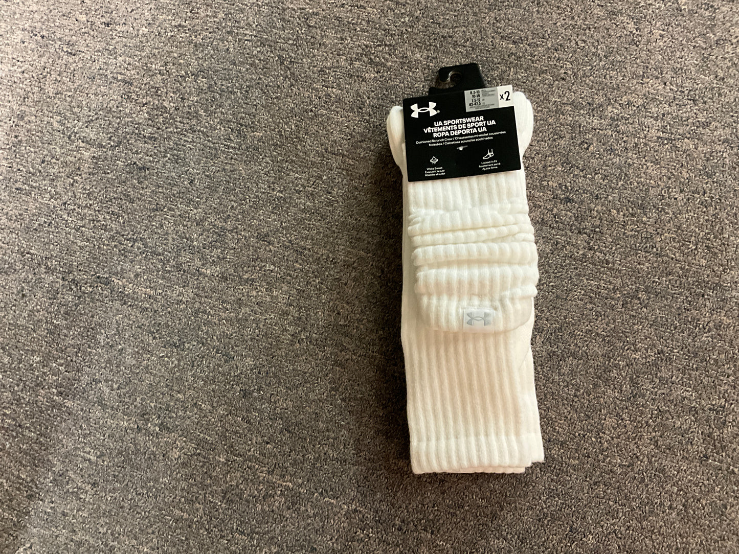 UNDER ARMOUR- SPORTSWEAR CREW SOCK-1390129