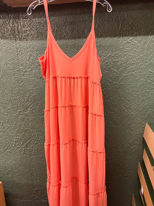VANILLA MONKEY-LADIES PLUS MAXI DRESS-9090X