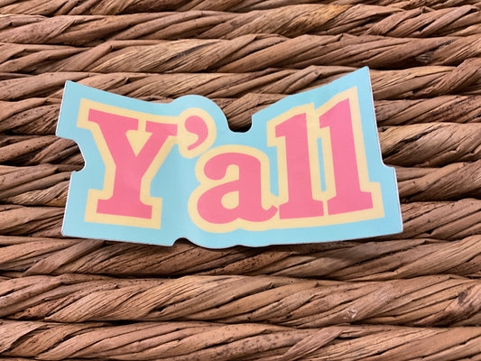 YA'LL STICKER - W0416875