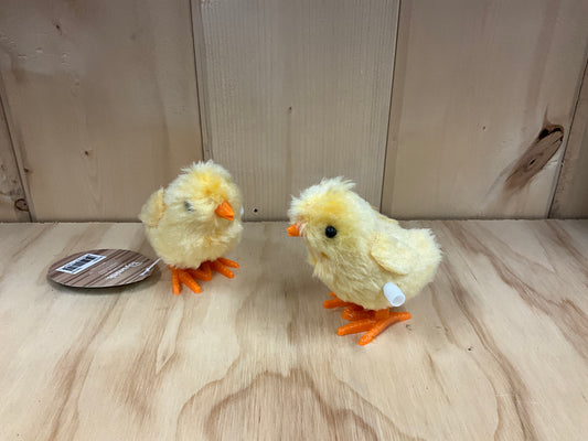 TOYSMITH- FUZZY CHICK WIND-UP- 2031