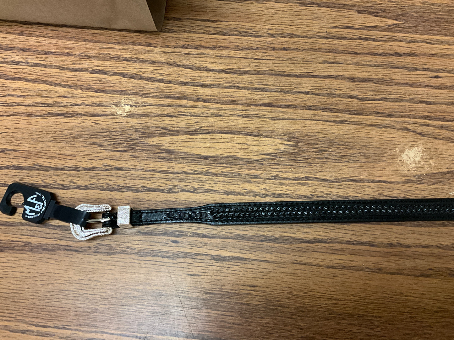 DOUBLE S-HAT BAND, LEATHER-0234601
