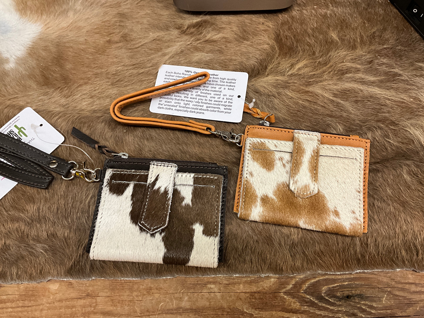 BOHO RANCH-LEATHER/HAIR OUT WRISTLET-97478
