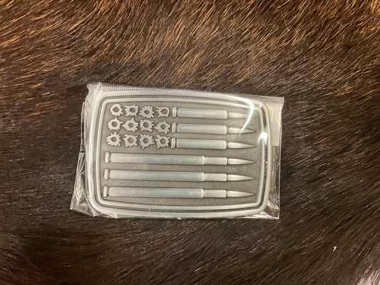 FAIRE- BELT BUCKLE- BULLET AMERICAN FLAG