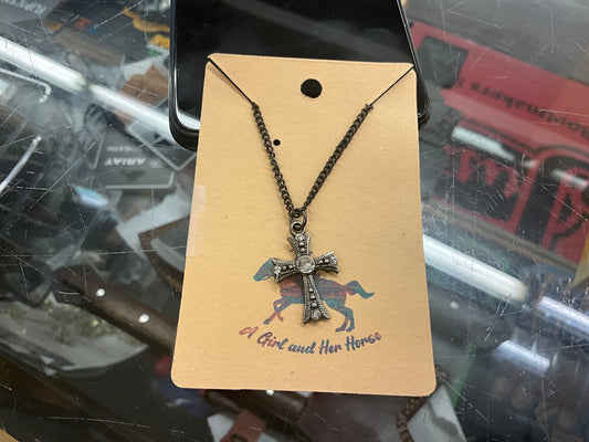 A GIRL AND HER HORSE NECKLACE, 27677