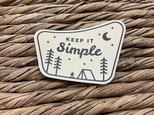 KEEP IT SIMPLE STICKER - WO416861