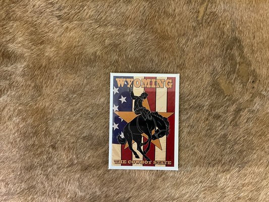 FAIRE- WYOMING COWBOY- MAGNET