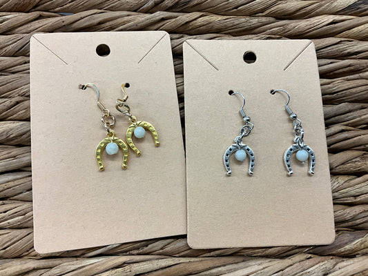 A GIRL AND HER HORSE- EARRINGS- 56890