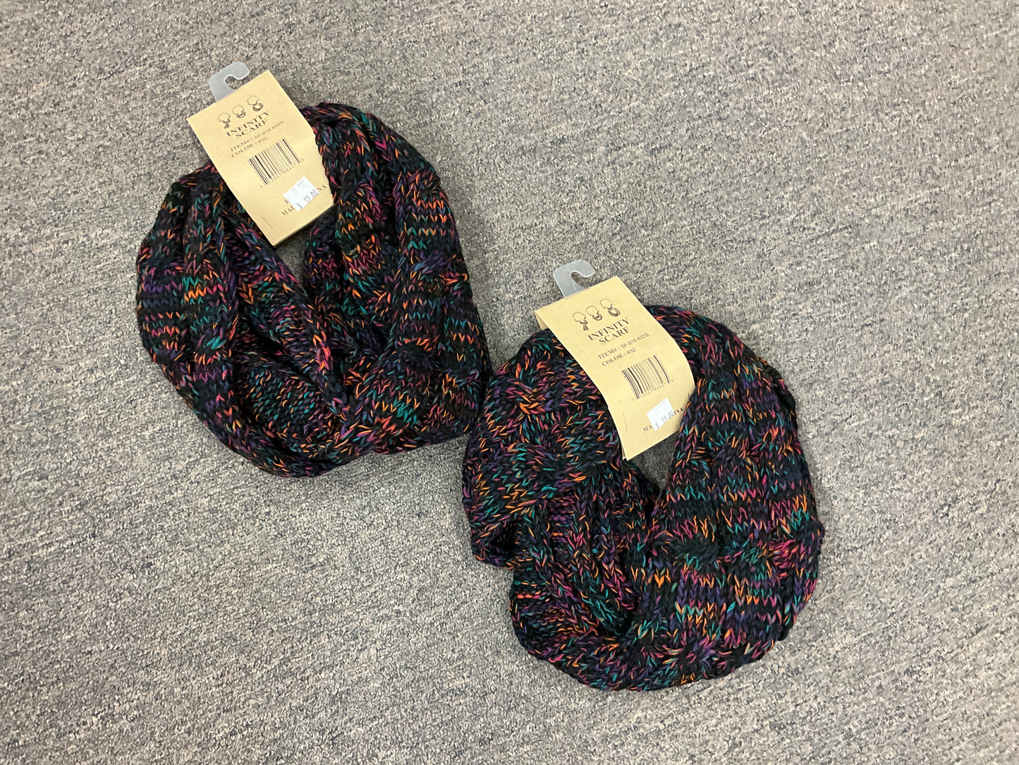 CC BEANIE-KIDS INFINITY SCARF- SF-816KIDS