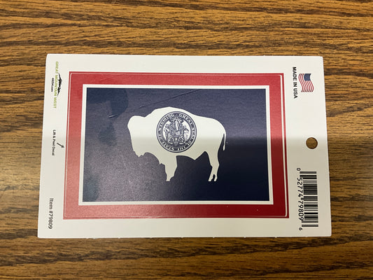 GREAT MOUNTAIN WEST DECAL WYOMING FLAG - 79809
