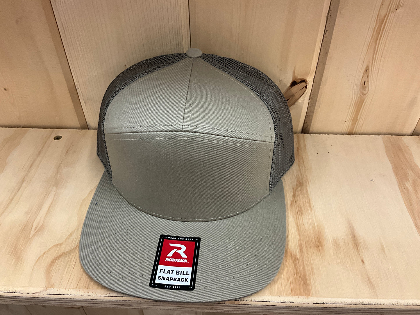 SWIFTWEAR- 7 PANEL, FLAT BILL CAP - 168