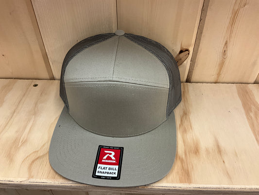 SWIFTWEAR- 7 PANEL, FLAT BILL CAP - 168