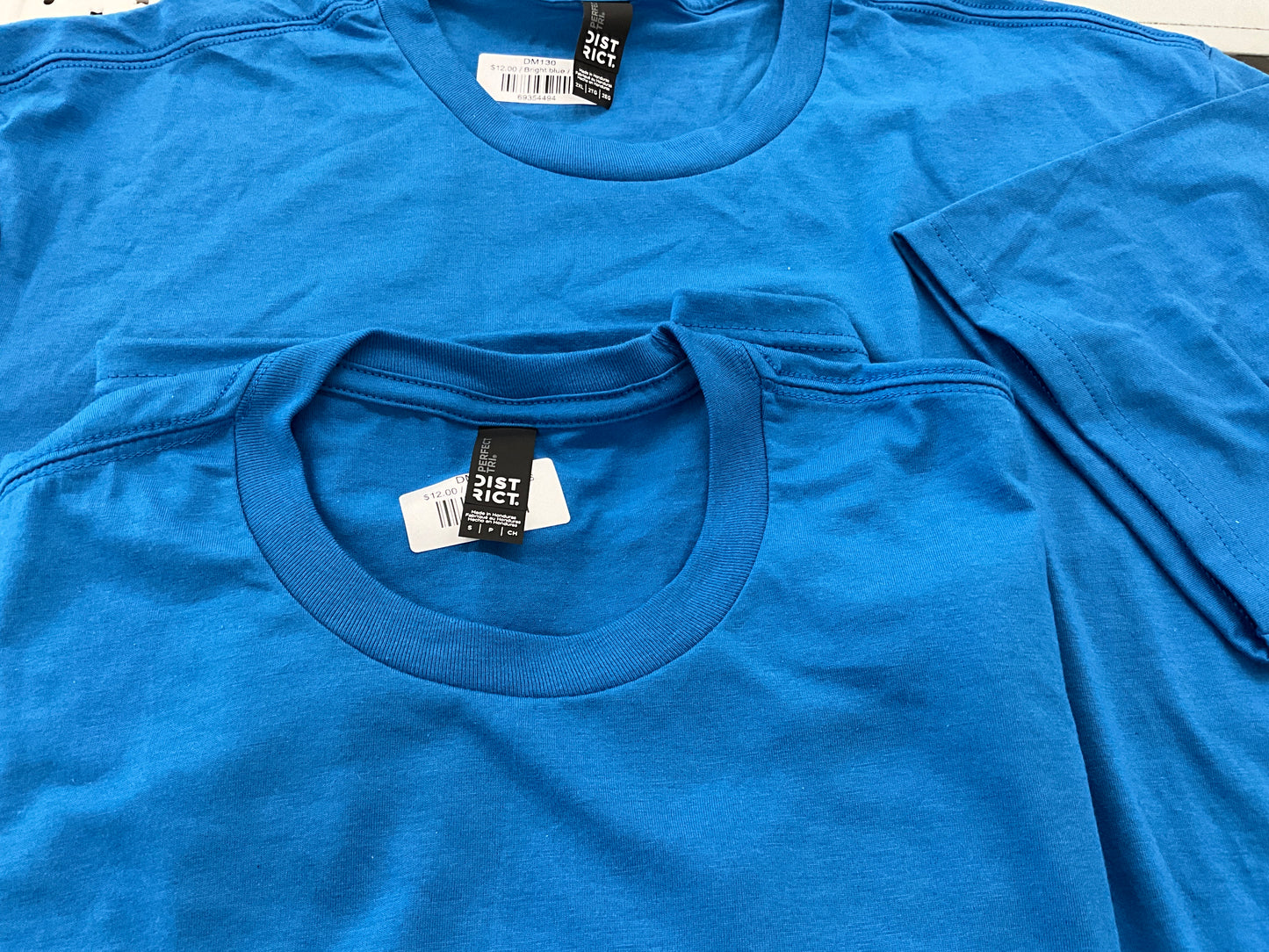 SWIFTWEAR-PERFECT SS TRI TEE-DM130- BRIGHT BLUE