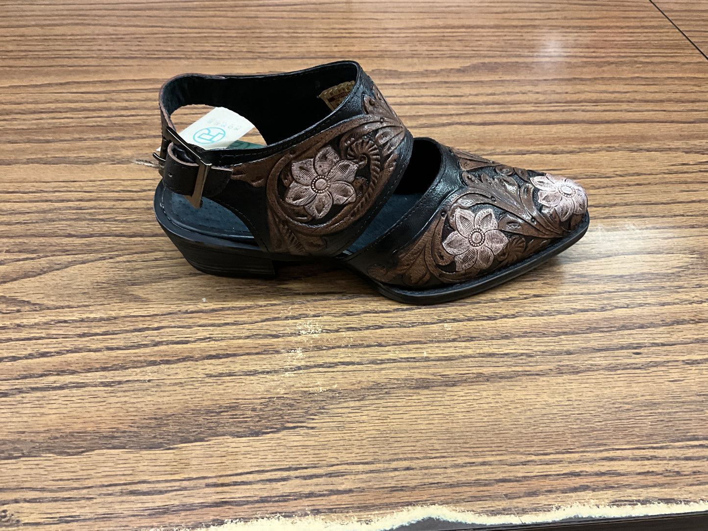 ROPER-DIANNA, TOOLED SANDAL- 09-021-0980-3304