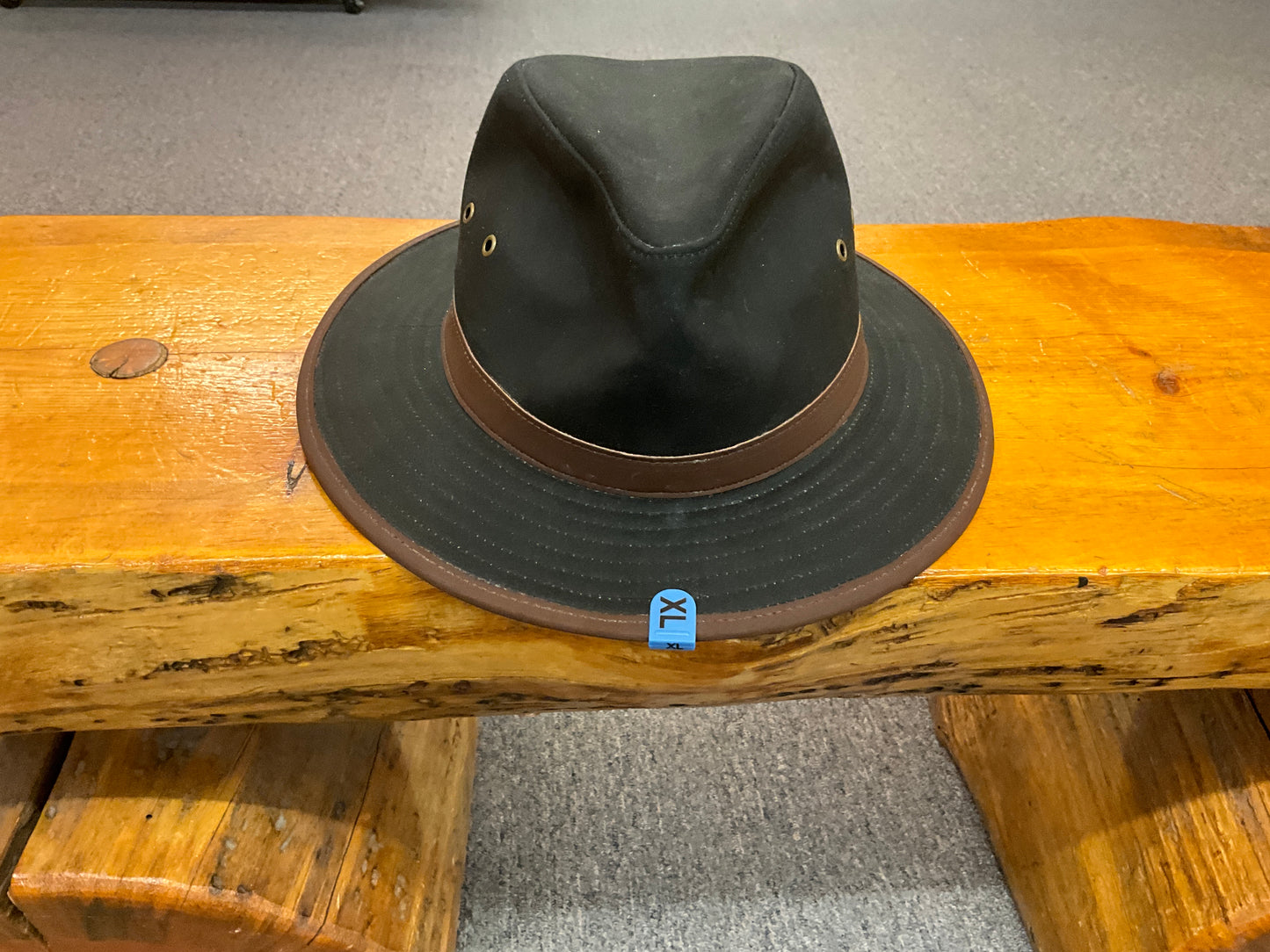 OUTBACK TRADING-OILSKIN PACKABLE HAT, MADISON RIVER-1462