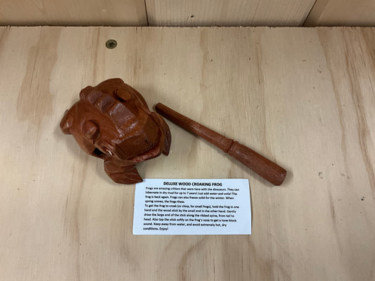 PAWNEE BILL’s-WOODEN CROAKIN FROG-WSCF