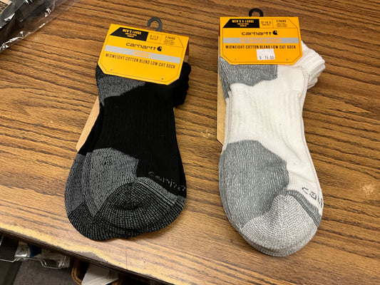 CARHARTT-MENS COTTON LOW CUT SOCK-SL6003