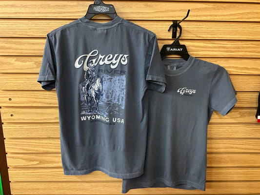 SWIFTWEAR-SS TEE, GREYS RIVER-1717/GREYS