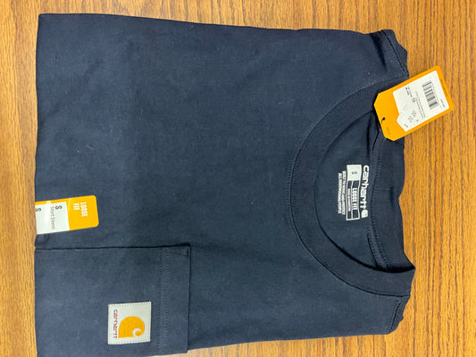 CARHARTT- SS POCKET TEE- K87-NVY