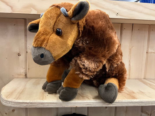 THE PETTING ZOO- PLUSH BISON- 422322