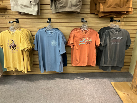 Comfort Colors SwiftWear Wyoming Graphic T-Shirts-1717WY