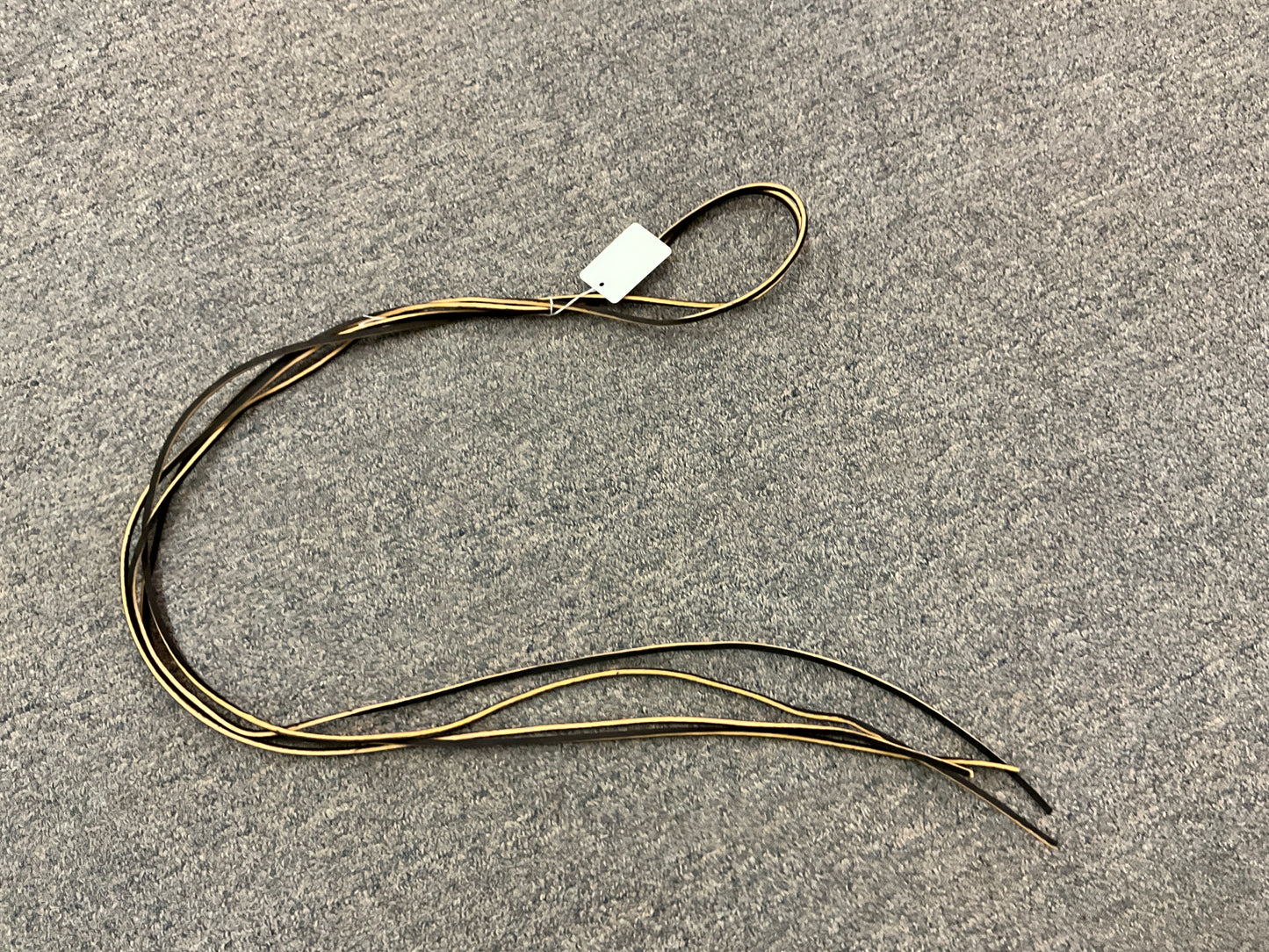 WHITES- LEATHER SHOE STRINGS- 1109