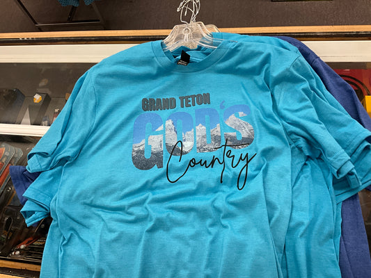 SWIFTWEAR T-SHIRT: GRAND TETON GODS COUNTRY PRINT 14369