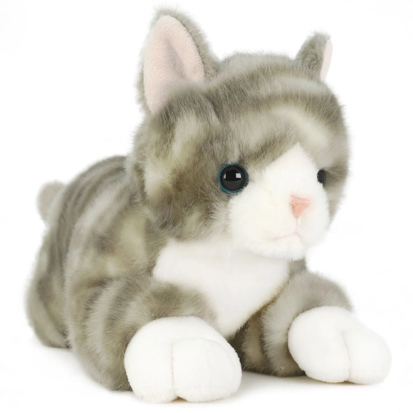 FAIRE Gavin The Grey Tabby Cat | 13 Inch Stuffed Animal Plush | By TigerHart Toys