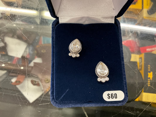 MONTANA SILVER-EARRINGS,ANGEL JOY CZ-ER6100