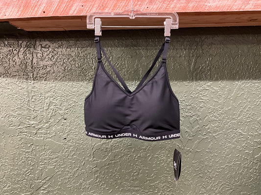 13866424-001 UNDER ARMOUR WOMENS SPORTS BRA BLACK