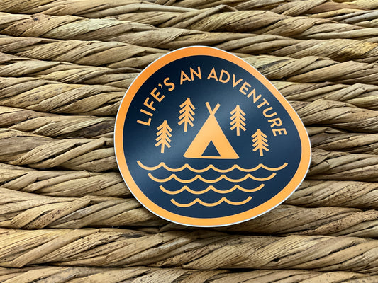 LIFES AN ADVENTURE STICKER - WO416887