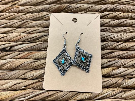 A GIRL AND HER HORSE EARRINGS- 09665