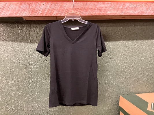 VANILLA MONKEY-LADIES SS V-NECK TEE-2109