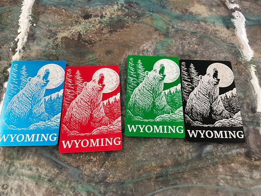 SWIFTWEAR - METAL MAGNET- WY BEAR-232799