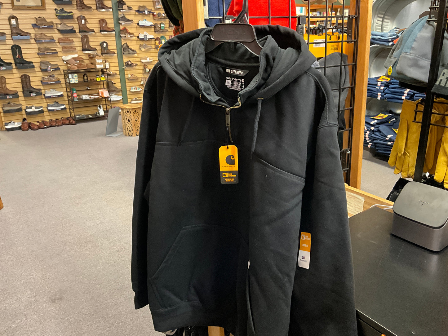 CARHARTT- MENS 1/4 ZIP SWEATSHIRT- 100617