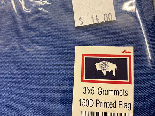 WYOMING STATE FLAG 150D PRINTED-G128
