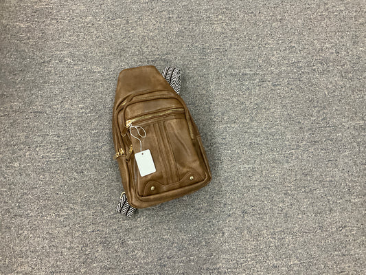 FAIRE-LEATHER SHOULDER BAG-CWAB7767