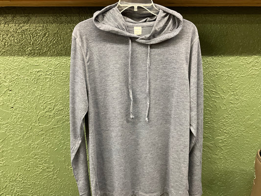 SPORT-TEK-TRI-BLEND WICKING LS HOODIE-ST406