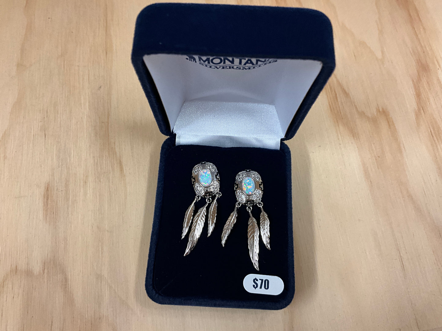 MONTANA SILVER-DIVINE WHITE OPAL CZ-ER5305