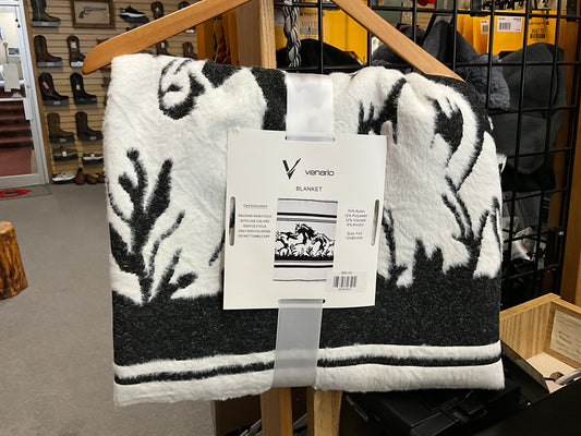 VENARIO - THROW BLANKET, PANDORA, RUNNING HORSES