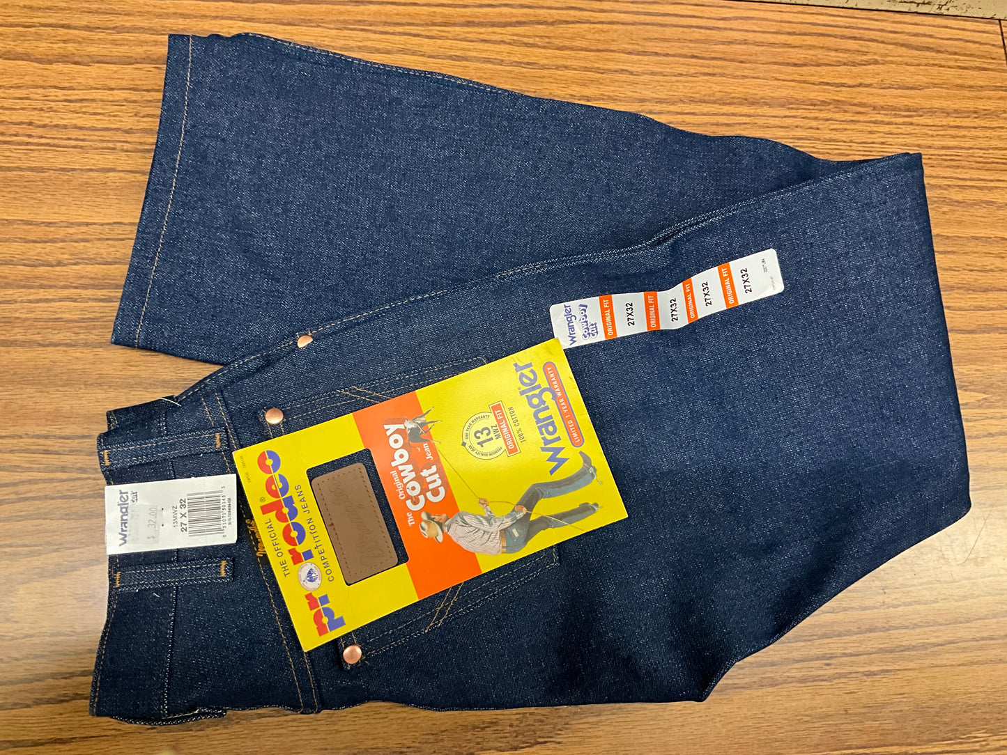 WRANGLER- MENS COWBOY CUT JEANS- 13MWZ