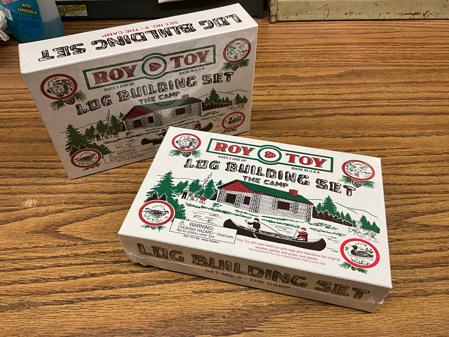 ROY TOY-CAMP LOG BUILDING SET- 94007